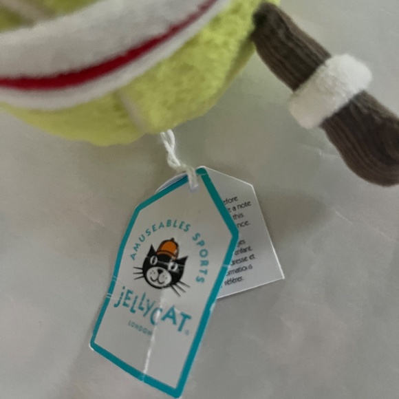 Jellycat Amusable Sports Tennis Ball Plush NWT - Picture 8 of 8